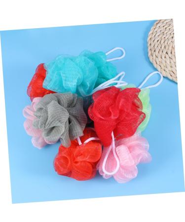 FOMIYES 10pcs Shower Balls | Premium Bath Puff Sponge & Mesh Bath Sponge for Ultimate Relaxation - Buy Online on GoSupps.com