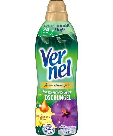 Venel Aromatherapy Jungle Fabric Softener 8x37 WL - 296 Washloads Long-Lasting Fresh Scent with Essential Oils Eco-Friendly 814ml Bottle - Shop Internationally - Buy Online on GoSupps.com