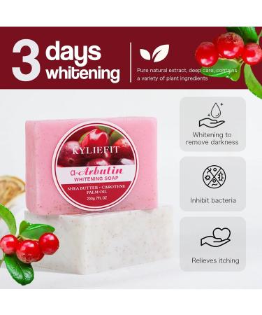 AILKE BOOST LUSTER Whitening Soap Bar Remove Dark Spots with Natural Shea Butter Carotene Palm Oil Gentle Enough for Face Body Hand Buttocks Sensitive Area Armpits 200 g Pack of 1 1 copy - Buy Online on GoSupps.com
