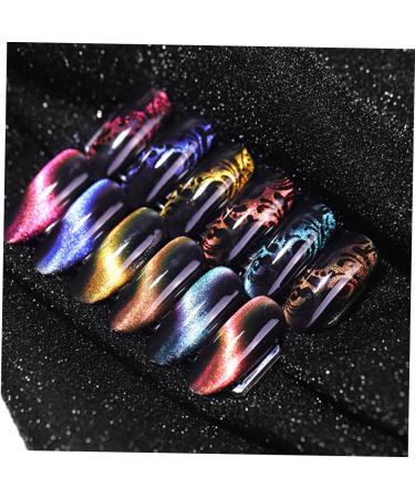 Balacoo 2pcs Nail Molding Gel Glitter Polish Cat Eye Nail Varnish Gel Top Coat 9 5.3*2.2cmx2pcs As Shownx2pcs - Buy Online on GoSupps.com