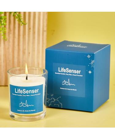Buy Vanilla Scented Candles - Natural Soy Jar Candle (10.9oz) | 30 Hour Burn Time | Aromatherapy Home Fragrance - Buy Online on GoSupps.com