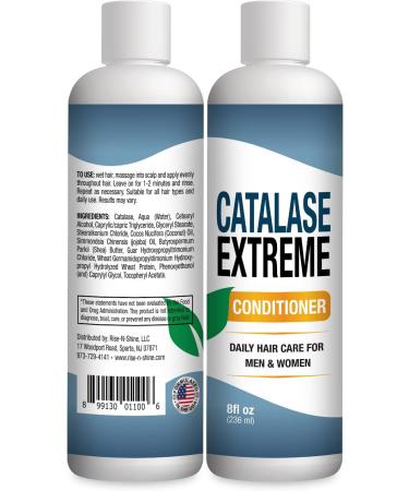 Go Away Gray Conditioner New and Improved Formula with 4 TIMES THE CATALASE!!!! by Rise-N-Shine - Buy Online on GoSupps.com