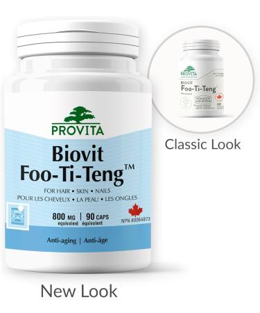 Biovit Foo-Ti-Teng by Provita Nutrition (Canadian Made) 90 Capsules - Buy Online on GoSupps.com