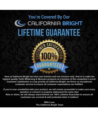 California Bright Smart Teeth Whitening Kit | LED Light Mouthpiece, 4 Gel Pens | Portable Case, Shade Guide | Smartphone & USB Compatible - Buy Online on GoSupps.com