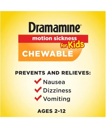 Dramamine Motion Sickness Family Pack | Chewable Tablets for Kids & Original Formula - Buy Online on GoSupps.com