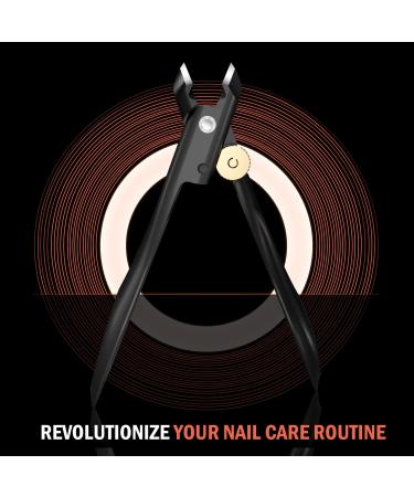 BEZOX Ingrown Nail Clipper for Thick Nails - Professional Stainless Steel Toenail Clippers with Glass Nail File and Case - Buy Online on GoSupps.com