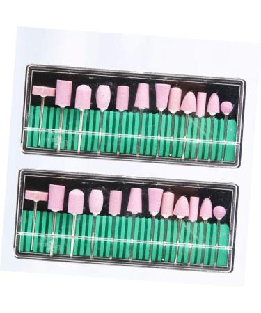 minkissy 2 Kit De Manicura Nails Drill Bits Nail Drill Tool Nail Grinding Head Nail Drill Bits Nail Tool Manicure - Buy Online on GoSupps.com