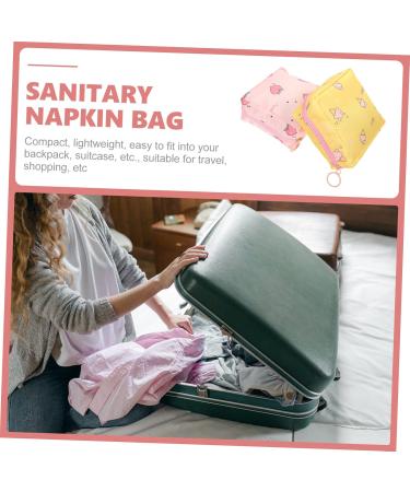 Buy Sewoart 2-Piece Women's Bandage Bag & Multi-Purpose Tampon Holder Stylish Storage for Menstrual Supplies - Buy Online on GoSupps.com