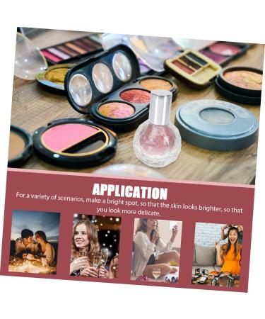 Angoily 1pc Body Air Bag Powder Decor Highlighter Makeup Body Powder Perfume Bottle Flash Powder Pearlescent As Shown 5.5x3cm - Buy Online on GoSupps.com