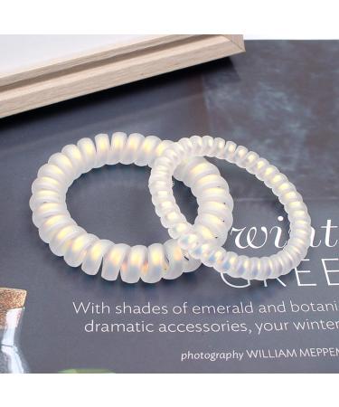 Buy Tangger 15pcs Spiral Hair Ties - Elastic Telephone Cable Ponytail Holders for Women - Buy Online on GoSupps.com
