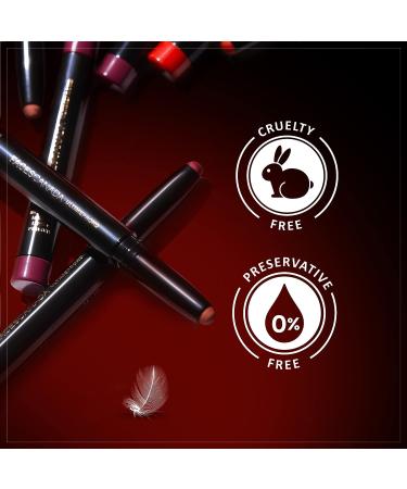 Faces Canada HD Intense Matte Lipstick - Long-Lasting Feather Light Comfort - Primer Infused for Flawless HD Finish - Made In Germany - Brown, Red, Pink, Purple, Nude Lip Color - Red Bouquet - 0.05 Oz Bouquet - Buy Online on GoSupps.com
