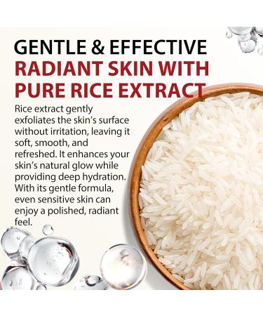 Black Rice Exfoliant and White Rice Peeling Glow Ampoule 100ml 2 PCS White & Black Rice Facial Serum Soft Exfoliating Face and Body Dead Skin Cells for All Skin Types - Buy Online on GoSupps.com