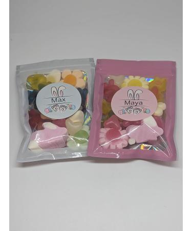 Personalised kids Easter sweet pouch|Kids Easter sweets| Easter sweet gift| Easter bunny gift|Kids Easter gift|Grandchild Easter gift|Dairy free Easter sweets| Easter kids sweets| Easter kids gift| - Buy Online on GoSupps.com