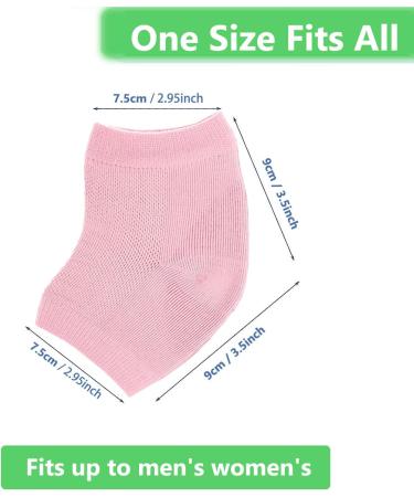  AWIWTOBQ Pack of 3 pairs of moisturizing gel socks - Soft ventilation - Open-heel socks - For dry and hard skin - Buy Online on GoSupps.com