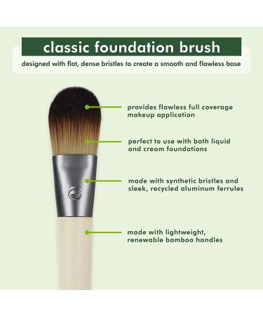 EcoTools Classic Foundation Brush | Eco-Friendly Makeup Brush for Flawless Application - Buy Online on GoSupps.com