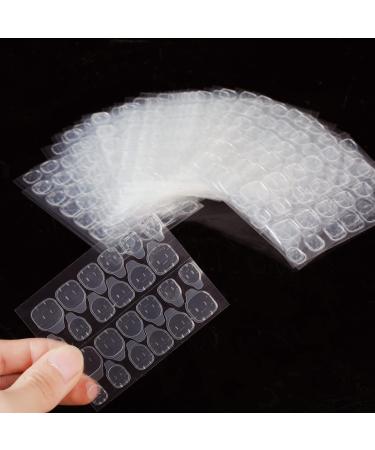 1200 PCS Glue Nail Sticker for Press on Nail Sticky Tabs  Double Side Glue Nail Sticker  Waterproof Breathable False Nail Tips Jelly Adhesive Nail Tabs Nail Glue