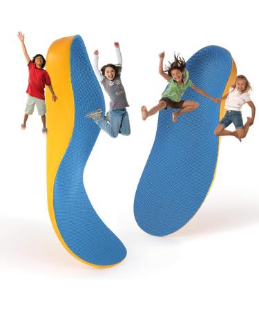 Kids Insoles - Arch Support Shoe Inserts for Overpronation & Flat Feet | Relief for Plantar Fasciitis & Heel Pain | Perfect for Toddlers & Children (18cm 11C-11.5C - Buy Online on GoSupps.com