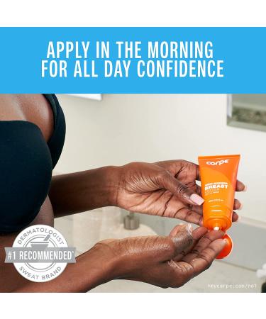 Carpe No-Sweat Breast Lotion - Absorbs Sweat, Prevents Chafing & Stains - 2.03 Fl Oz - Buy Online on GoSupps.com