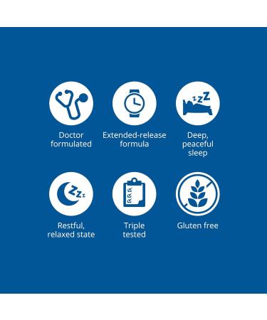 Dr. Whitaker Restful Night Extended Release Melatonin Sleep Aid Helps You Fall Asleep and Stay Asleep Longer with Dual-Layer Extended Release Technology 30 Tablets (30-Day Supply) 30 Count (Pack of 1) - Buy Online on GoSupps.com