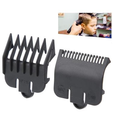 Clipper Guards Cutting Guides | Complete Hair Cutting Accessories for Salons (Black) - Easy Positioning & Precision - Buy Online on GoSupps.com