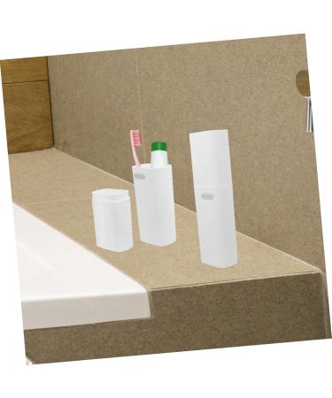 Portable Travel Toothbrush Holder & Cup - Ideal Bathroom Storage for Toothpaste & Toothbrush | Travel Accessories - Buy Online on GoSupps.com