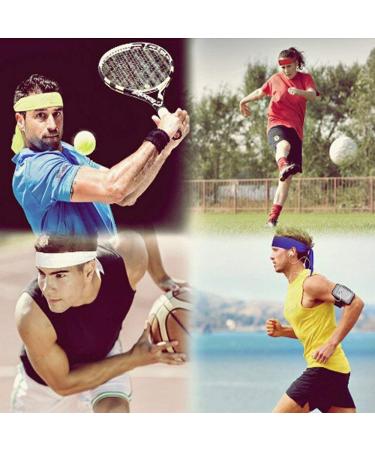 Y8HM Quick Dry Moisture Wicking Head Tie Sweatband for Sports - Black - Buy Online on GoSupps.com