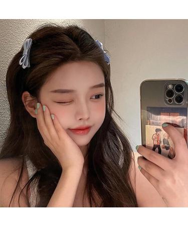 Cute Bowknot Hair Pin Korean Hair Comb Clip Sweet Ballet Bows Clip Side Pin Nonslip Barrettes For Women Hair Kids Hair Pin - Buy Online on GoSupps.com