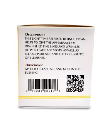 Ayur-Medic Retinol Cream - Wrinkle and Blemish Control - Buy Online on GoSupps.com