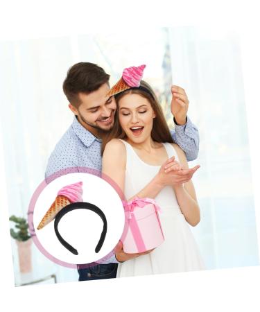 FRCOLOR Ice Cream Headband for Girls Spa Headband Makeup Headband Women's Headbands for Hair Headband for Women Vegetable Headwear Accessories - Buy Online on GoSupps.com