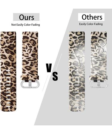 Maledan Leopard Pattern Band for Fitbit Charge 4/3 - Water Resistant Accessory Wristband - Small Size - Buy Online on GoSupps.com