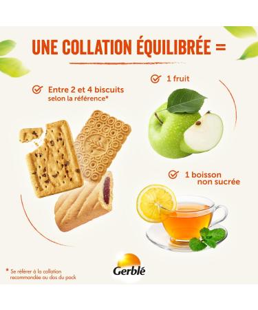 Gerbl Vitality Sesame Biscuits Light in sugars Without palm oil 4 Pouches of 5 - 20 cookies 230 g - Buy Online on GoSupps.com