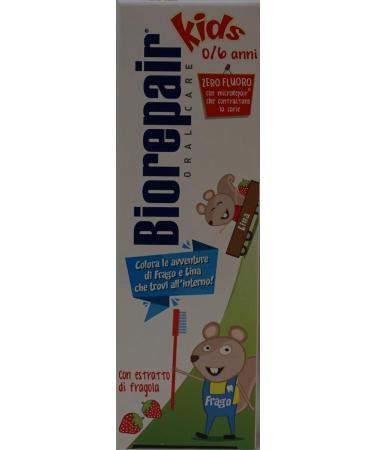 Biorepair Set Kid Oral Care: Junior Toothpaste 1.7 fl.oz + Toothbrush | 50ml - Buy Online on GoSupps.com