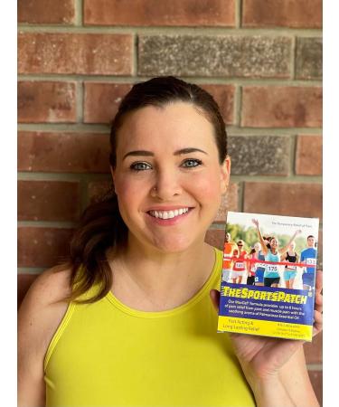 The Sports Patch - Lidocaine 4% Pain Relief | Easy Application | Lasts 8 Hours | Recover Faster with Palmarosa Oil | International Shipping Available - Buy Online on GoSupps.com