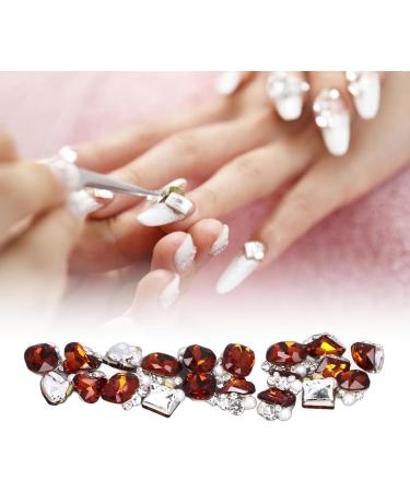 Nail Set Crystal Nail Accessories Set Bling Shiny Nail Art Decor with Endless Versatility and Trend Choices Suitable for Beauty Salon (06) - Buy Online on GoSupps.com