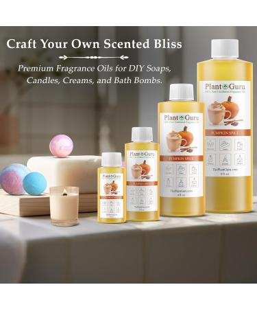 Pumpkin Spice Fragrance Oil 8 fl. oz. | Ideal for DIY Soap Making Candles & Aromatherapy - Buy Online on GoSupps.com