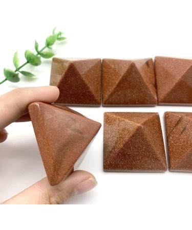 Home Decoration Natural Golden Sandstone Stone Quartz Crystal Pyramid Reiki Tower Home Ornaments Decoration Stones Stones PEIQIYIN Stone Mineral Specimen - Buy Online on GoSupps.com