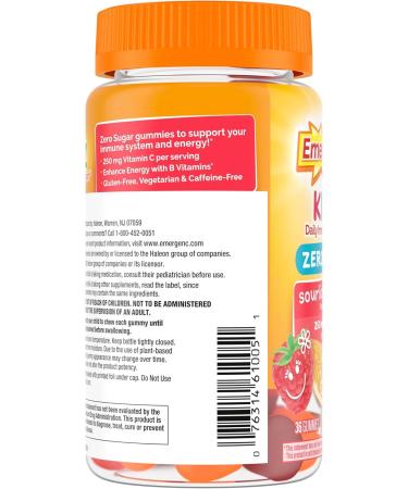 Emergen-C Zero Sugar Immune Support Kidz Gummies 36 Count 36 Count (Pack of 1) - Buy Online on GoSupps.com