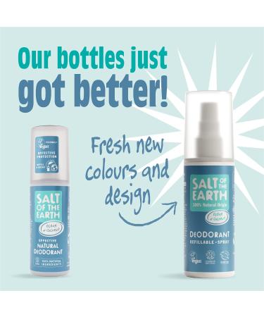 Salt of the Earth - Natural Deodorant Spray Refill - Certified Natural Vegan Long Lasting Protection Leaping Bunny Approved Made in the UK - 500ml (Ocean & Coconut 500ml) Ocean & Coconut 500 ml (Pack of 1) - Buy Online on GoSupps.com
