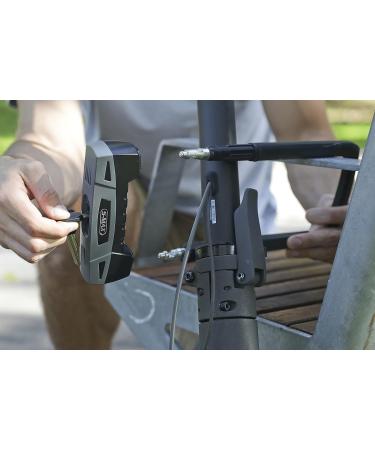 Swiss Engineered Heavy Duty U Lock | 13mm Steel Anti-Theft Design for Bicycle, Electric Scooter, Motorcycle | Silicone Outer Skin - Buy Online on GoSupps.com