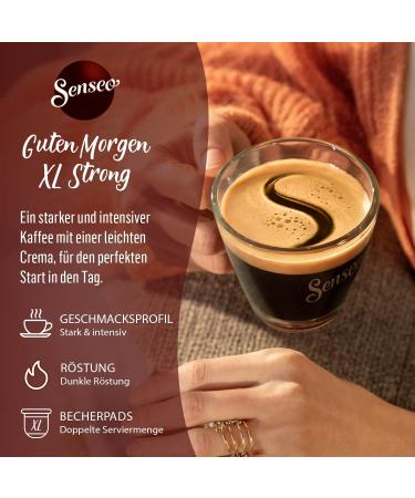 Buy Senseo Good Morning Strong XL Coffee Pads - RA-Certified 50 Cups | International Shipping - Buy Online on GoSupps.com