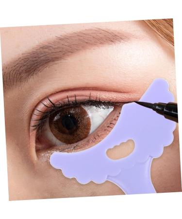 FOMIYES 20 Pcs Eyeliner Silicone Molds Silicone Eye Makeup Applicator Mascara Aid Tool Shield Girl Miss - Buy Online on GoSupps.com