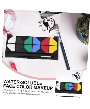 Minkissy Facial Paint Kit - Easy Clean Halloween & Carnival Makeup for Kids & Adults | 2 Pth Scars Stencil Set - Buy Online on GoSupps.com