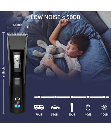 Electric Cordless Hair Clippers for Men Quiet LCD Display USB Rechargeable Beard Cutter Hair Trimmers Set Professional Grooming Haircut Kit for Adults Kids - Buy Online on GoSupps.com