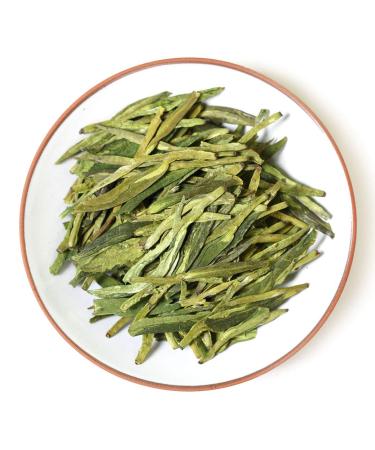 GOARTEA Th Vert - 500g (17.6 Oz) Premium Anji Bai Cha Long Jing White Dragon Well Loose Spring Leaf Chinese GREEN TEA VERT