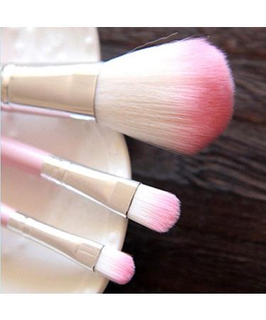 GAweb 7Pcs Pro Pink Makeup Brushes Set for Face, Lip, Eye Shadow, Eyeliner - Beauty Cosmetic Tool Kit - Buy Online on GoSupps.com