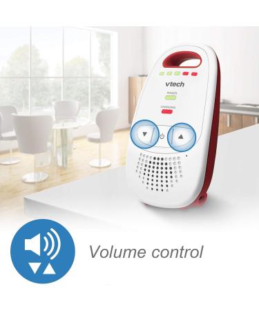VTech Baby BM1000 Digital Audio Baby Monitor White/Red - Buy Online on GoSupps.com