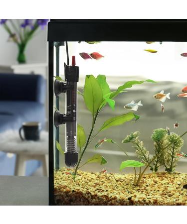 Abhirsh Aquarium Heater 50 Watt - Reliable Fish Tank and Immersion Water Heater Adjustable Temperature Submersible Thermostat Heater for 5-10 Gallon 50W - Buy Online on GoSupps.com