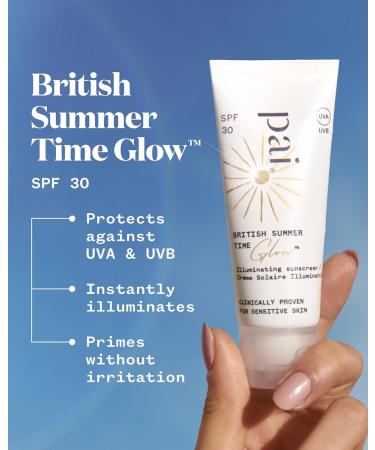 Pai Skincare London Summer Time Glow SPF 30 Mineral Sunscreen & Illuminating Primer for Sensitive Skin Instant Radiance Broad Spectrum Protection 40ml - Buy Online on GoSupps.com