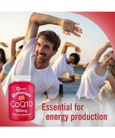 Qunol CoQ10 Gummies 100mg - Delicious Heart Health Support - 60 ct - Buy Online on GoSupps.com