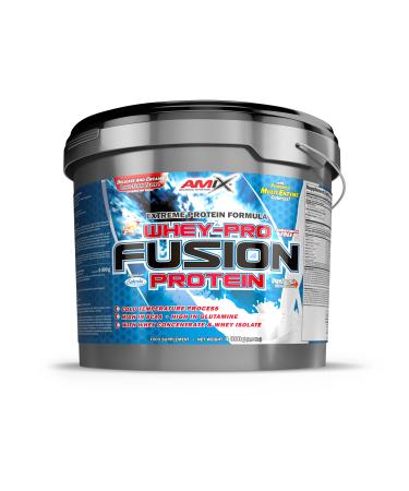 AMIX AMIX Whey Protein Pure Fusion Ultra-Filtered Serum Concentrate Chocolate Flavor Protein for Muscle Mass Gain Protein Isolate with Splenda Contains L-Glutamine 4 kg